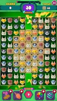 Animal Match 3 Paper Jewel screenshot 4