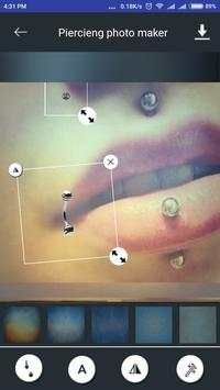 Piercing photo maker screenshot 3
