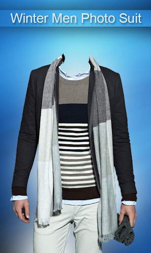 Winter Men Photo Suit screenshot 2