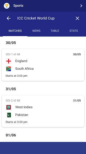 Cricket World Cup 2019 screenshot 2