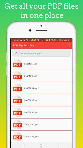 PDF Reader Lite - Dark Mode screenshot 1