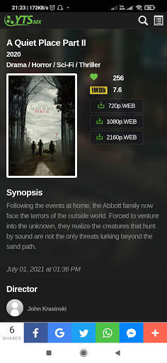 Torrent movie browser screenshot 5