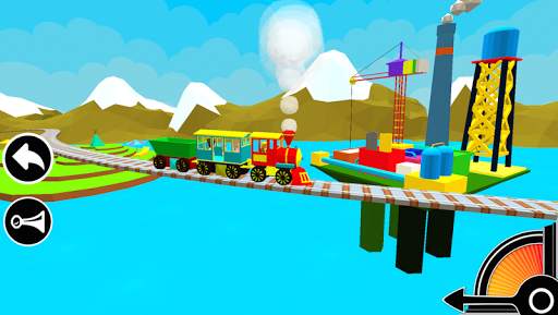 3D Train Engine Driving Game For Kids & Toddlers screenshot 8