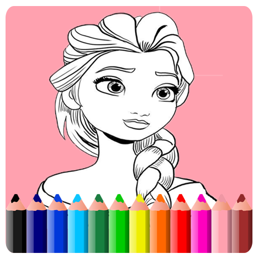 Princess Coloring, Princess Coloring Pages. icon