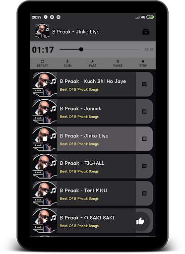 B Praak - Punjabi Songs (Lyrics) screenshot 3
