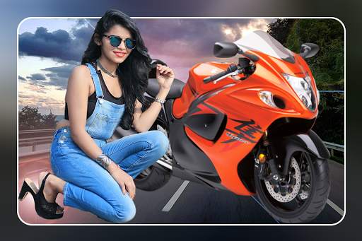 Bike Photo Editor - Photo Frames, Sticker screenshot 4