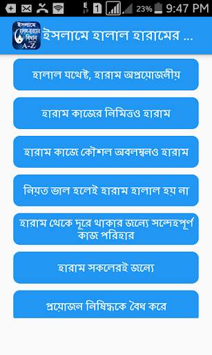 ইসলামে হালাল-হারামের বিধান (প্রথম খন্ড) скриншот 4