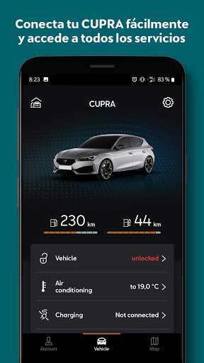 CUPRA CONNECT App screenshot 1