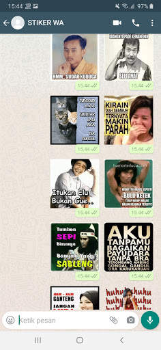 Stiker WA Lucu Keren Kocak WAStickerApps screenshot 3