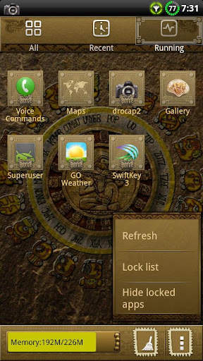 MAYAN GO Launcher EX Theme screenshot 3