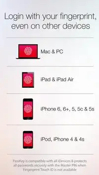 Fingerprint Password Manager PassKey App Lock Apps screenshot 2
