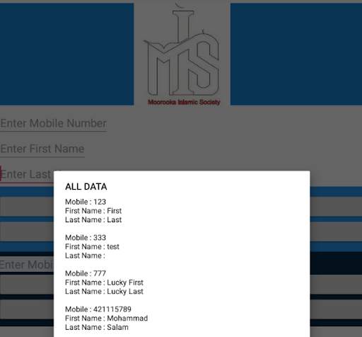 Mosque Registry screenshot 2
