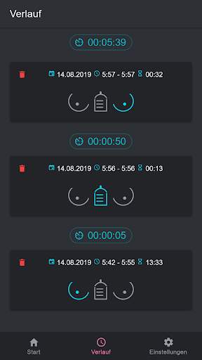 emilia - Baby Stillen und Füttern Tracker screenshot 2