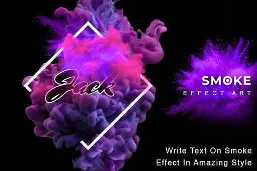 Smoke Effect - Focus N Filter, Text Art Editor screenshot 1