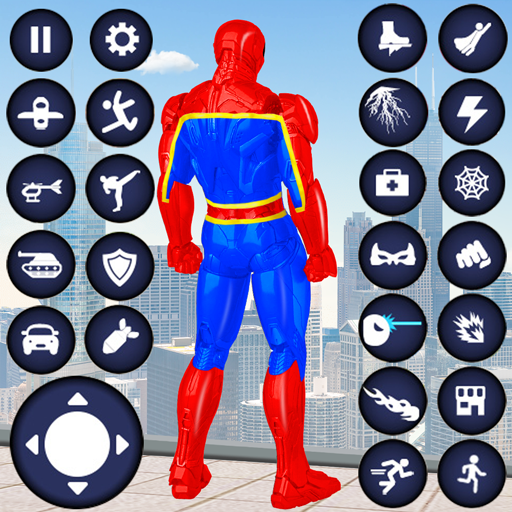 Spider Rope Hero Spider Game أيقونة
