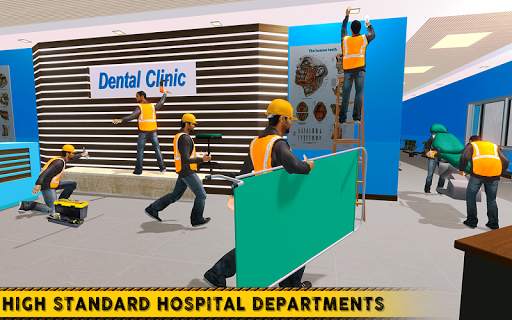 City Hospital Building Construction Building Games screenshot 13
