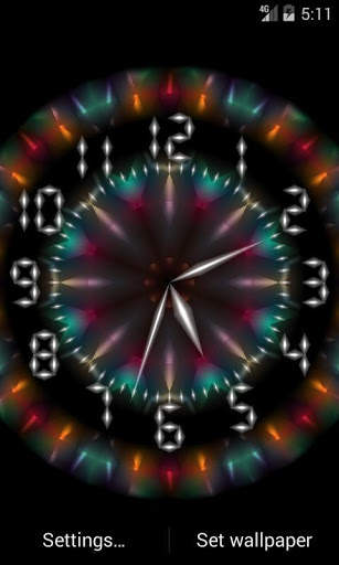 Clock Live Wallpaper screenshot 3