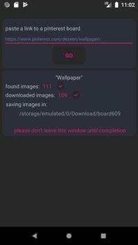 pinterest bulk downloader screenshot 1