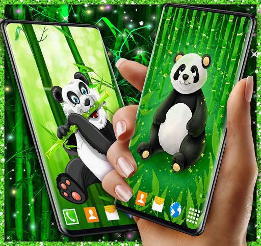 Cute Panda Live Wallpaper 🐼 Kawaii Bear Theme screenshot 2