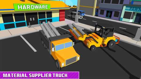 Blocky Highway Road Building screenshot 17