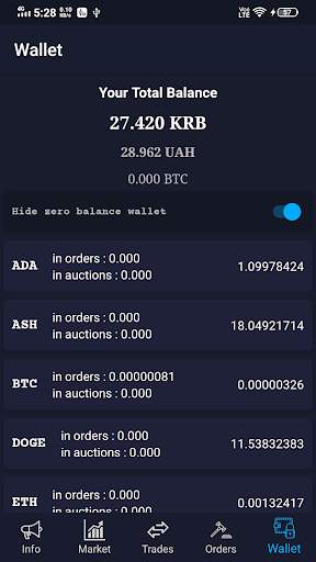 Richamster - Cryptocurrency trading mobile app screenshot 8