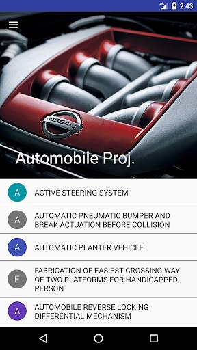 Automobile Projects скриншот 1