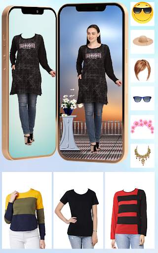 Women T-Shirt Photo Editor screenshot 2