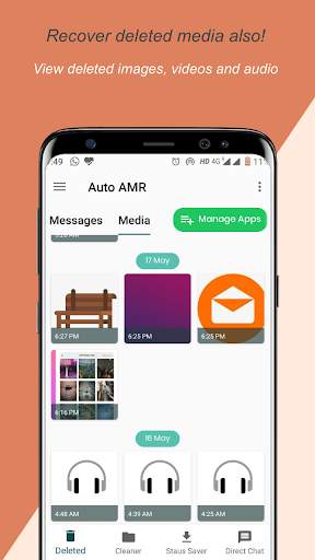 Restore - Recover deleted messages & backup photos screenshot 2