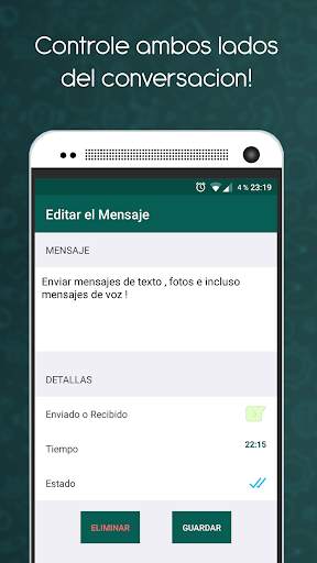 Fake Chat Maker - WhatsMessage screenshot 2