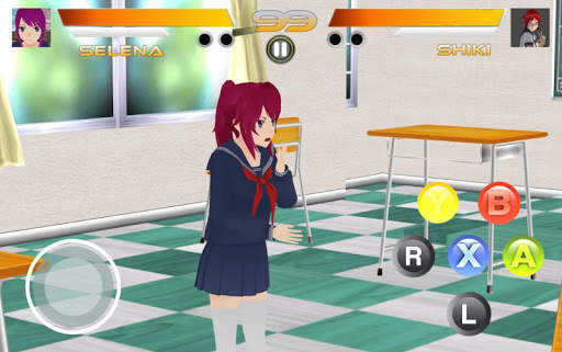 Schoolgirls Battle - Fighting Rumble Arena स्क्रीनशॉट 2