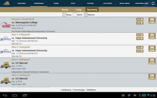 UC Merced Atheltics screenshot 13