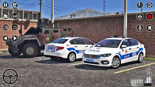 US Police Car Parking Car Game screenshot 2