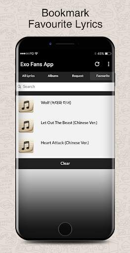 Exo Songs Lyrics & Wallpapers screenshot 11