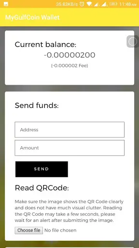 MyGulfCoin Wallet screenshot 3