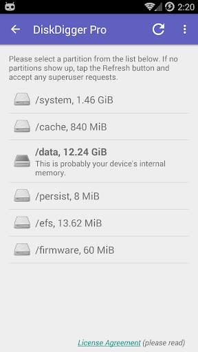 DiskDigger Pro file recovery screenshot 5