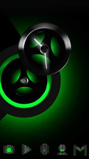 AkilaGreen Next launcher theme screenshot 2