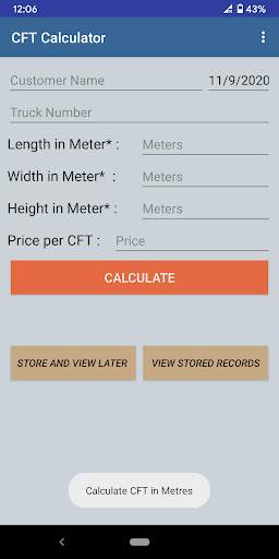 CFT calculator - cubic feet screenshot 6