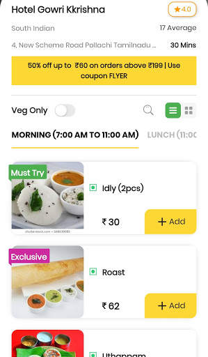Flyer Eats: Food&Meat Delivery screenshot 5