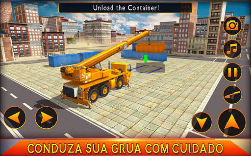 Pesado Grua Simulador Jogos screenshot 3