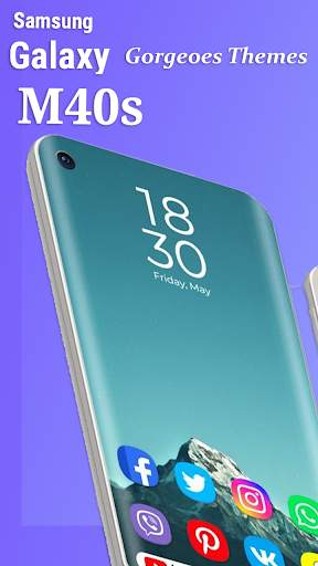 Galaxy m40 s | Theme for Galaxy M40 s & launcher screenshot 1