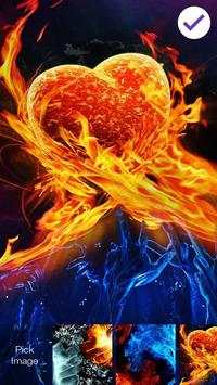 Fire and Ice PIN Screen Lock screenshot 3