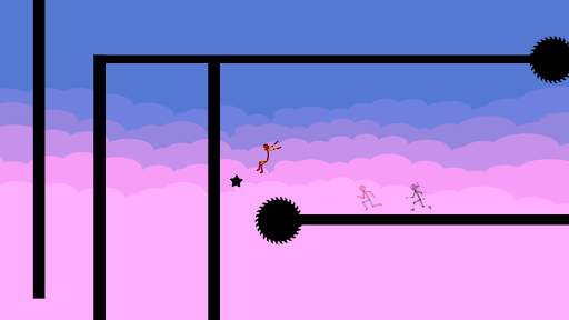 Stickman Parkour Platform - 2D Ninja Fun Race screenshot 1