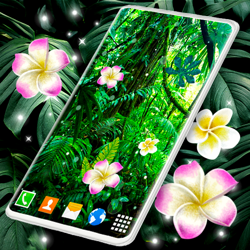 ikon Jungle Live Wallpaper 🌴 Palm Forest Themes