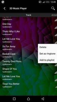 3D Music Player screenshot 2