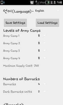 COC Calcu screenshot 1