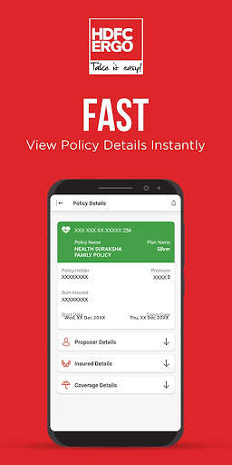 HDFC ERGO Insurance App screenshot 2