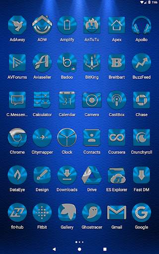 Light Blue Icon Pack скриншот 18