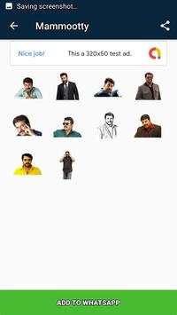 Mammootty stickers for whatsapp screenshot 3