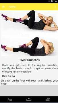 Stomach Fat Burn Exercise screenshot 1