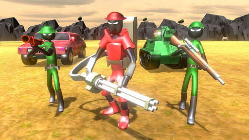 Battle Simulator World War 2 - Stickman Warriors screenshot 6